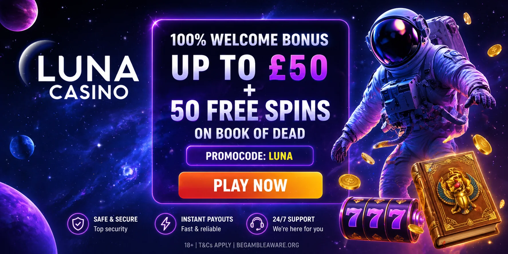 Luna casino  -  home hero